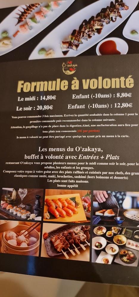 Restaurant Ozakaya - Menu Image 1